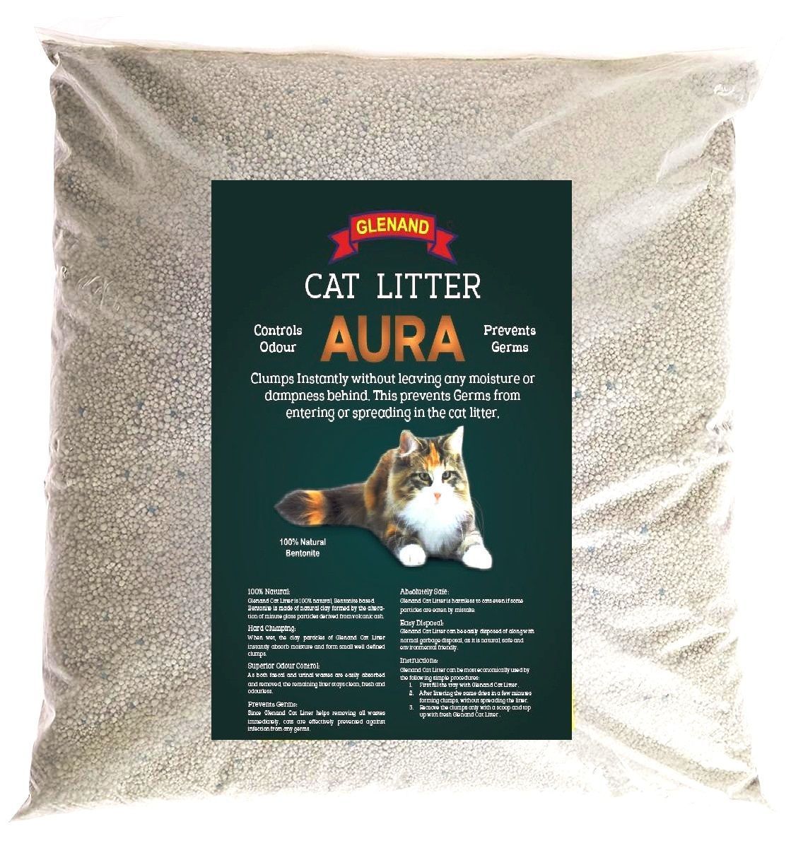Glenand Cat Litter Bag 10kg Aura