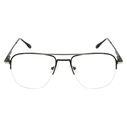 TERRY & CO | Zero Power Blue Cut Eyeglasses | Metal Frame | Medium Size | Anti-Reflective, UV Protection, Lightweight | Spring Hinges | Unisex