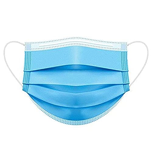 Elecsera SURGICAL-100 mask-003 Surgical Mask With Melt Blown Fabric Layer (Free Size, Pack of 100, 3 Ply)