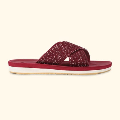 Starry Slippers for Women-Coral Red / 5