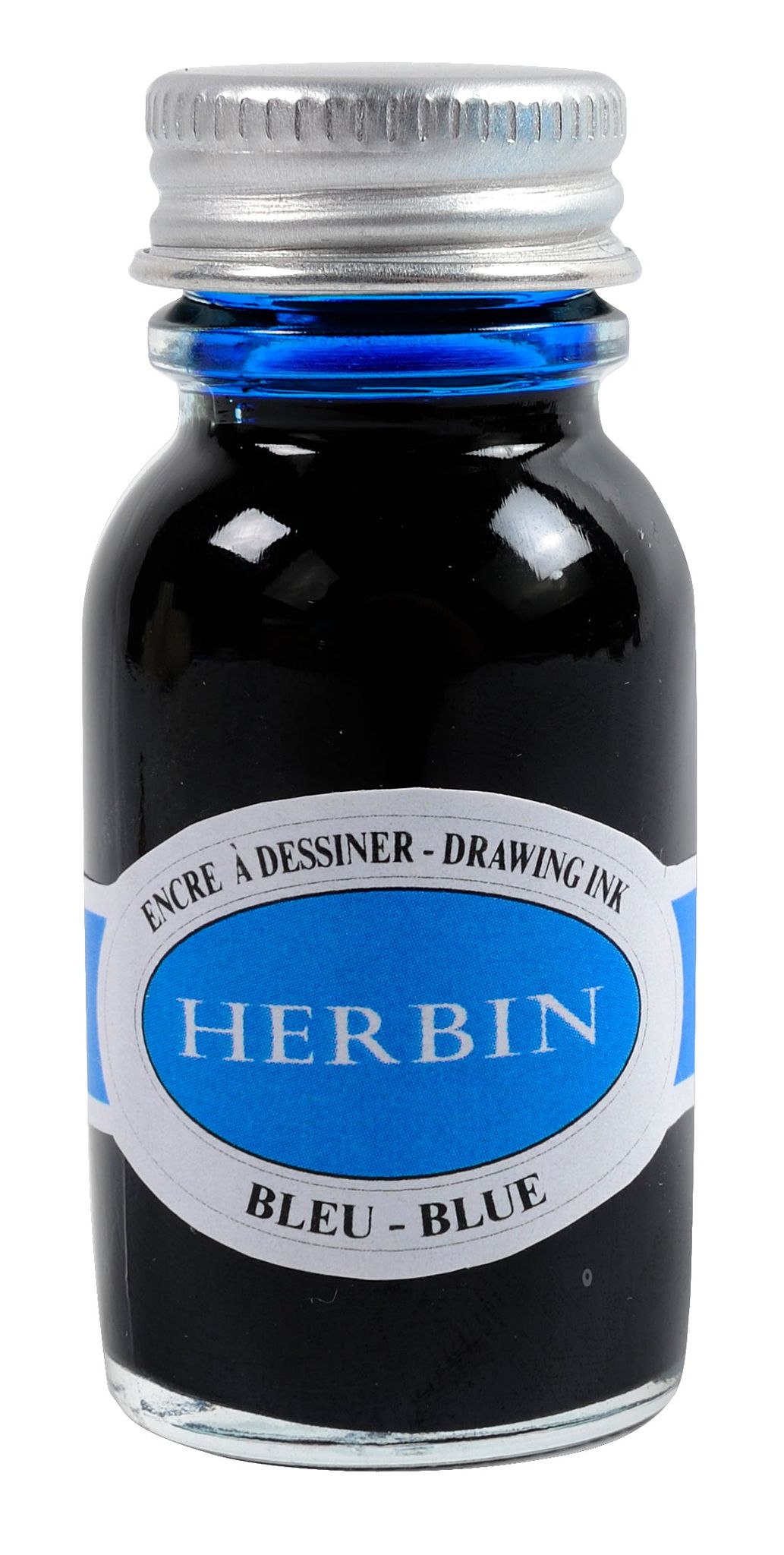 Herbin 15ml Watercolour Drawing Ink Bottle - Bleu