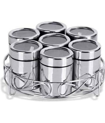 ATROCK - Steel Silver Spice Container ( Set of 1 )
