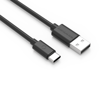 Twance T24B  PVC - Type C to USB Charging & data transfer Cable, 2 M, Black