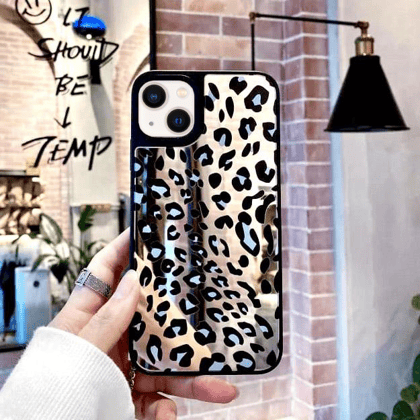 Leopard Print Shiny Luxury Case-iPhone 13 Pro Max