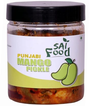 SAi Food Punjabi Mango Pickle( Real Taste of Punjabi Pickle) Premium Pickle Jar ||Mouth-Watering Pickle 250 g