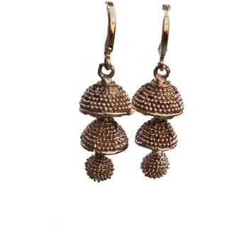 Earring brass plating alloy steel for girls (pack of 1)