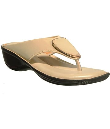 KHADIM - Beige Women's Slip On Heels