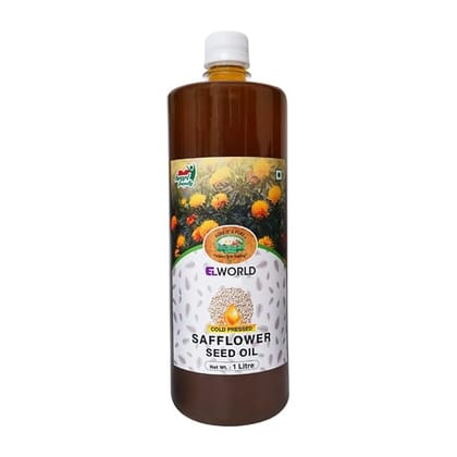Elworld Agro & Organic Food Products Safflower Oil 1Ltr Elworld Agro & Organic Food Products Safflower Oil 1Ltr