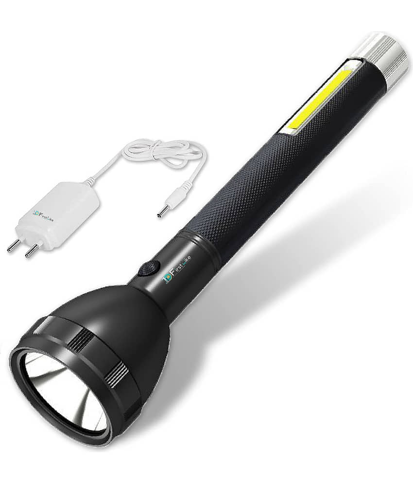 FIRSTLIKE - Above 50W Rechargeable Flashlight Torch ( Pack of 1 )