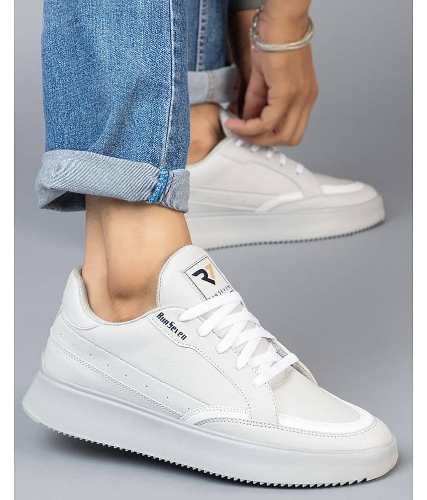 RUN SEVEN White Men's Sneakers