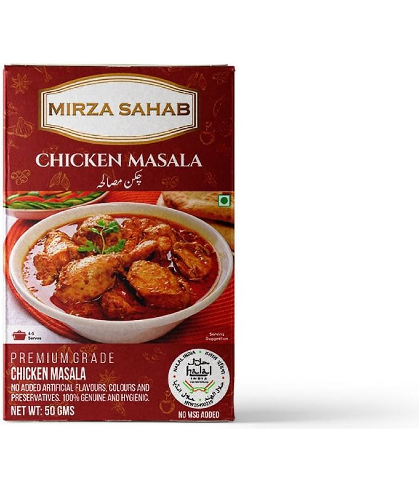 Mirza Sahab Chicken Masala Instant Mix 50 gm Pack of 4
