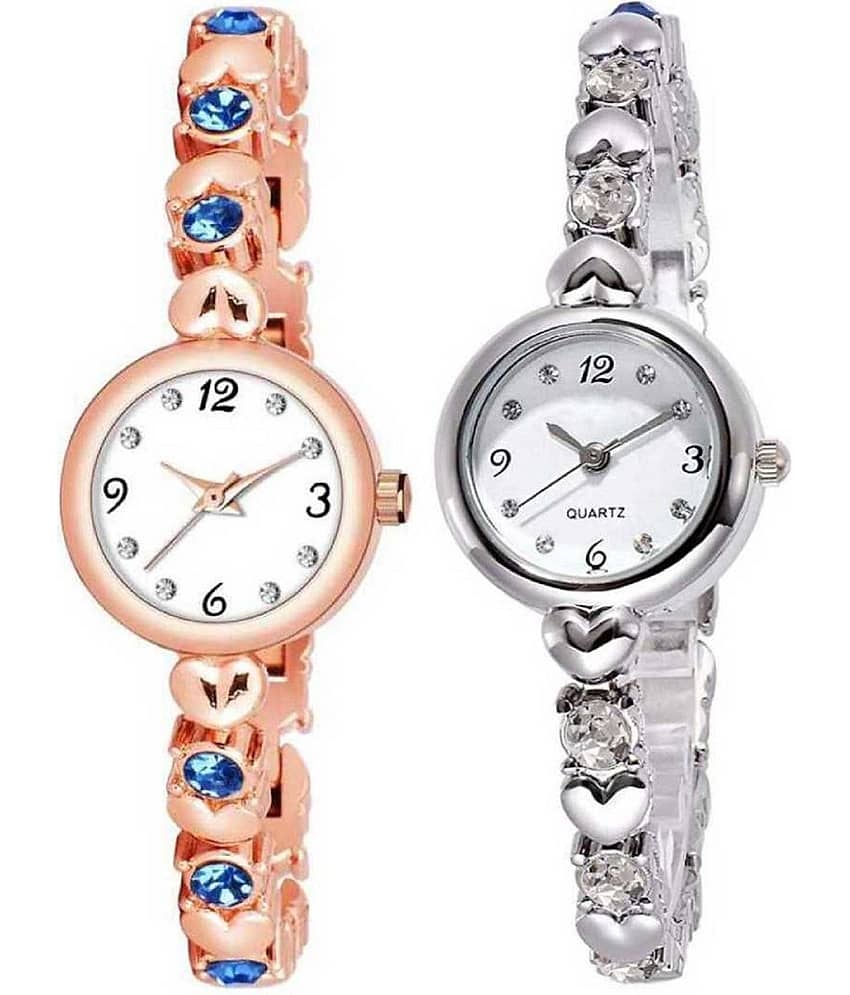 Shivark Multicolor Stainless Steel Analog Womens Watch