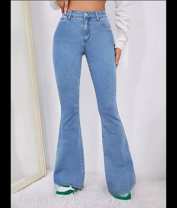 WOOMNY - Blue Denim Bootcut Women's Jeans ( Pack of 1 )