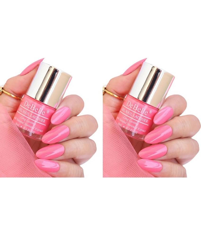 DeBelle Pink Matte Nail Polish 16 ( Pack of 2 )