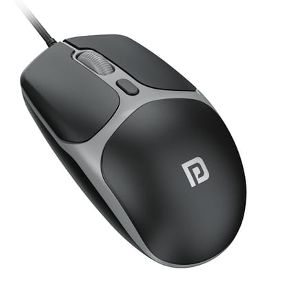 Portronics Toad 103 Wired Optical Mouse (Black)