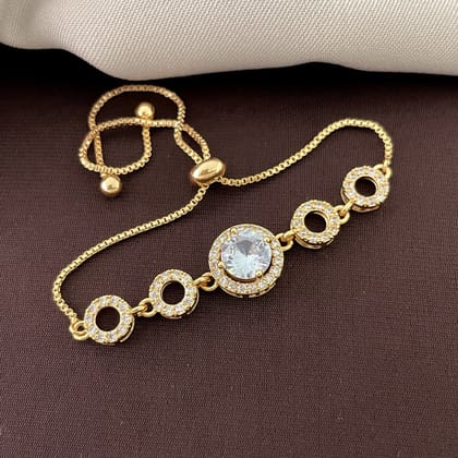 Premium Micro  Plated Bracelet For women Adjustable in Any Size