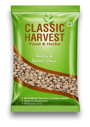 Classic Harvest Premium White Lobia, 500 Gm