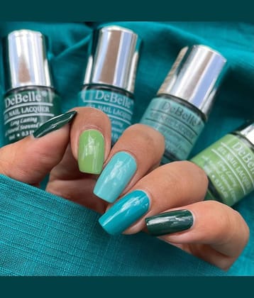 DeBelle Multi Glossy Nail Polish 32 ( Pack of 4 )