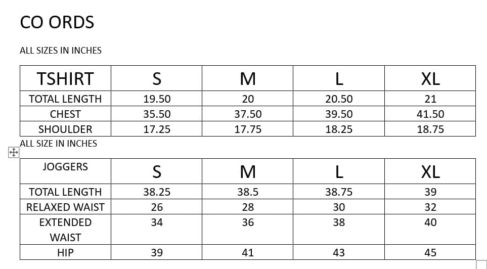 Size Guide