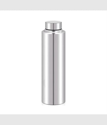 ATROCK Fridge Water Bottle 1 Litre | Single Wall Bottle Silver Stainless Steel Water Bottle 1000 mL ( Set of 1 )
