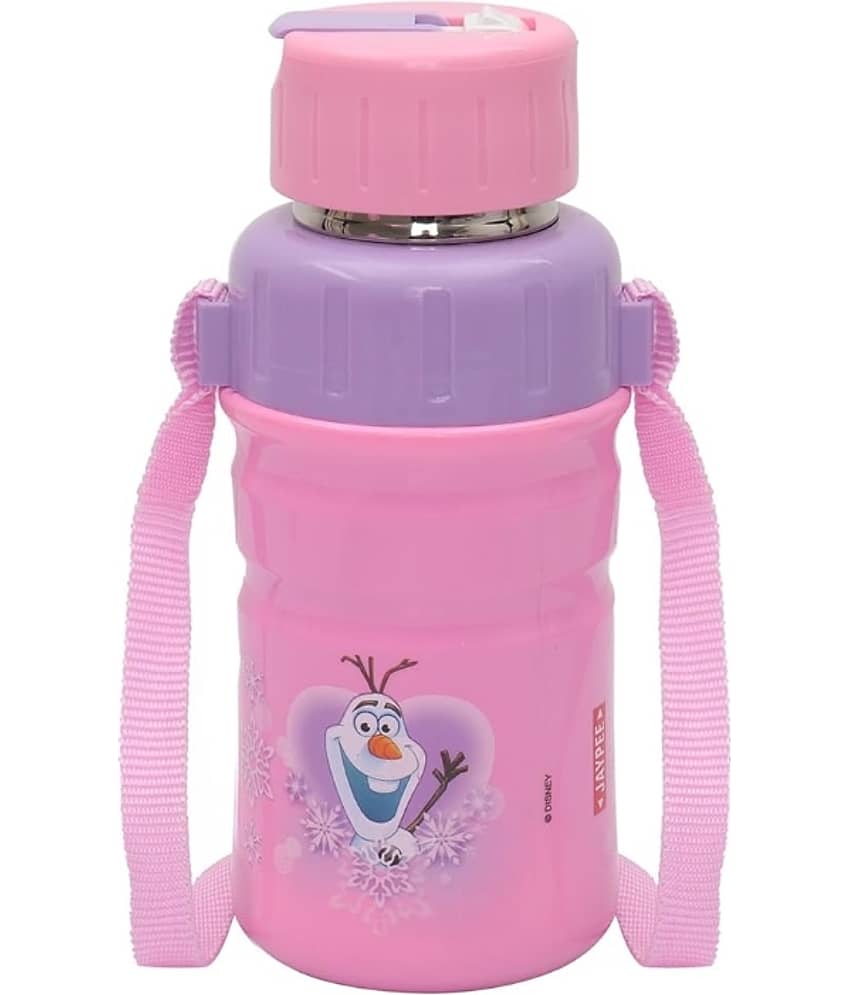 Jaypee Red Stainless Steel School Water Bottle 500 mL ( Set of 1 )