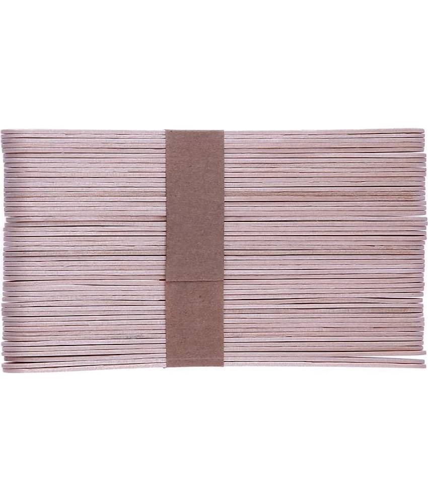 50pcs Wax Hair Removal Sticks Disposable Tongue Depressor Facial Mask Stick