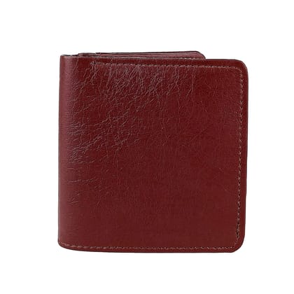 Hemener Men  Dark Brown Genuine Leather Wallet