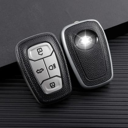 TATA NEXON, Harrier, Tiago EV, ALTROZ, TIGOR BS6, Safari 2021 Safari Gold, Punch | Car Key Cover | Provides protection for car keys and adds style with gold accent