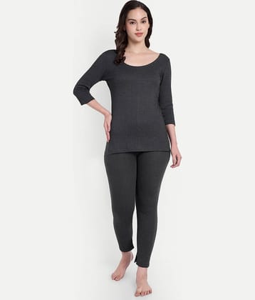 Inner Element Cotton Blend Thermal Sets - Grey Pack of 1