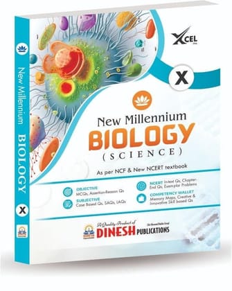 New Millennium Biology Science Class X, NCERT Textbook, Objective MCQs, Subjective Questions, Competency Wallet