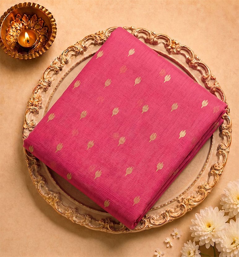 Handloom Chanderi Silk Cotton Saree