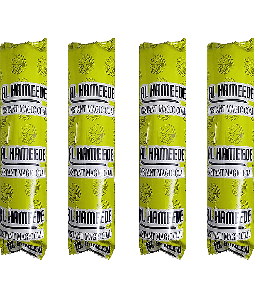 PUFF SMART Al Hameede Magic Coal 4 Stick Quick Light Charcoal (40 Coals)