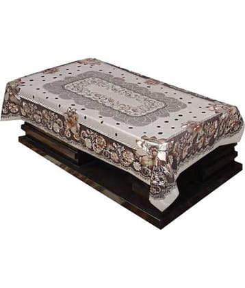 Printed PVC 4 Seater Rectangle Table Cover ( 150 x 92 ) cm Pack of 1 Multicolor