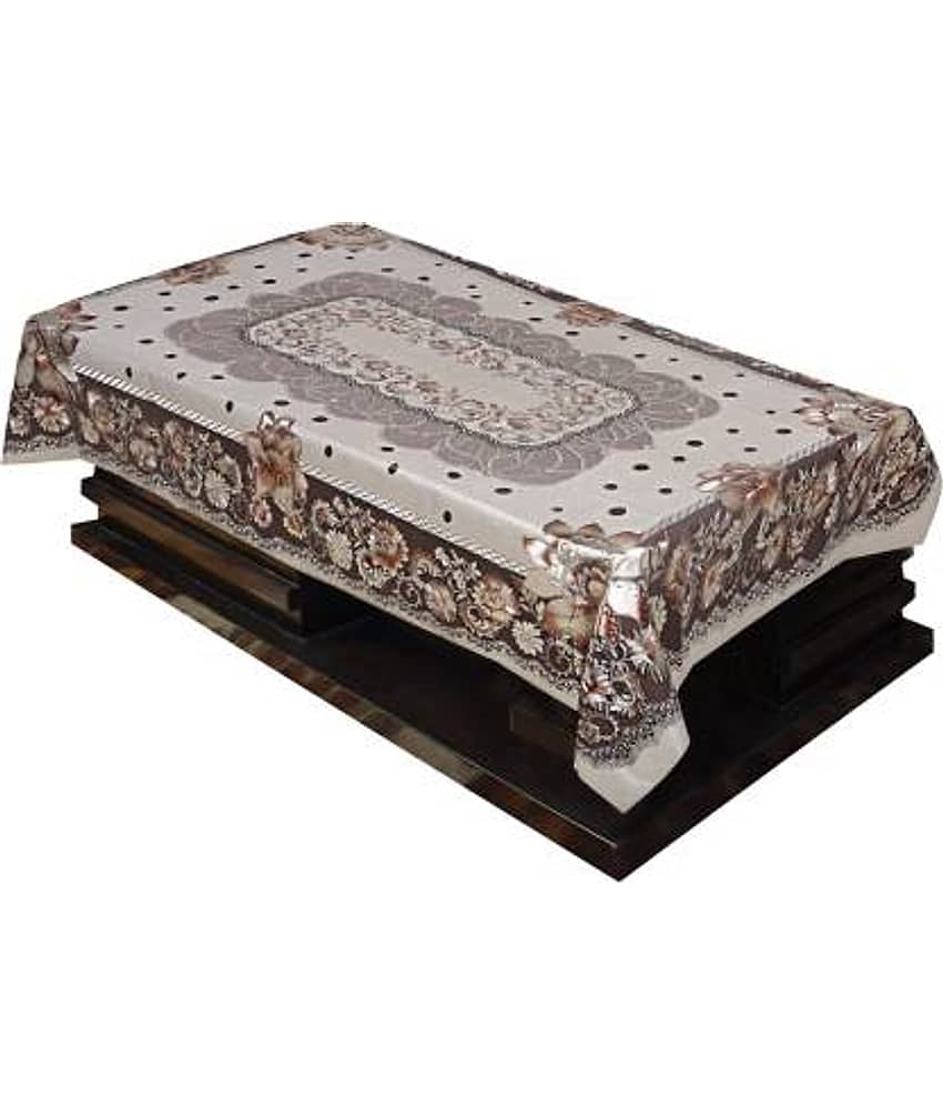Printed PVC 4 Seater Rectangle Table Cover ( 150 x 92 ) cm Pack of 1 Multicolor