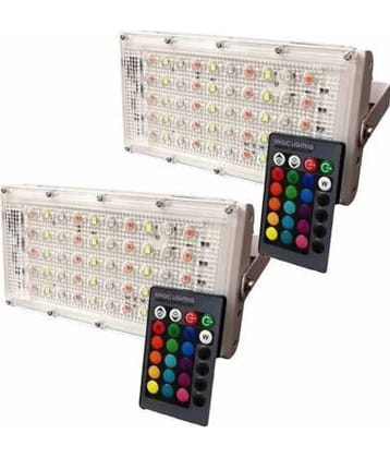 ZESTRUM RGB 50 Watts Flood Light ( Pack of 2 )