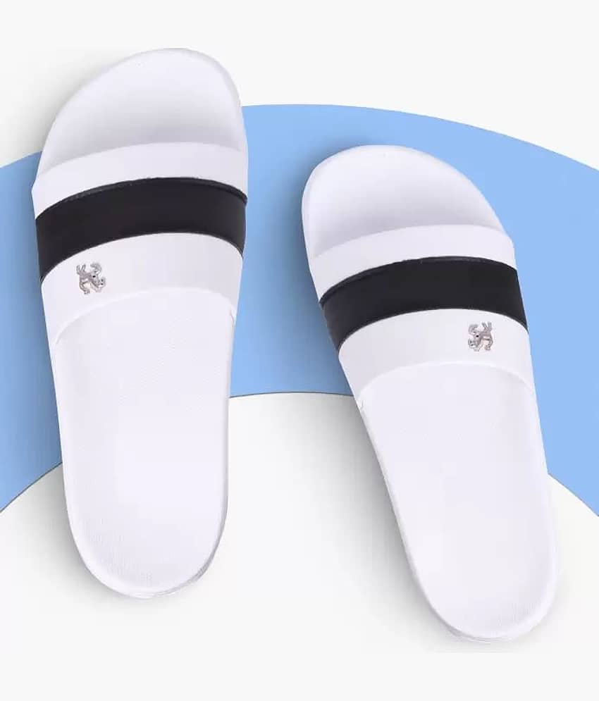 PERY PAO White Men's Slide Flip Flop