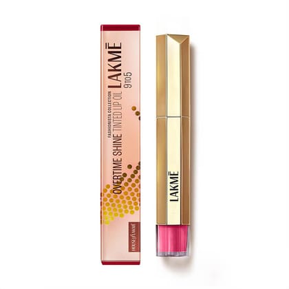 Lakme 9to5 Overtime Shine Tinted Lip Oil - Berry Bling 5.3ml Lakme 9to5 Overtime Shine Tinted Lip Oil - Berry Bling 5.3ml - Berry Bling / 5.3 ml (Pack of 1)