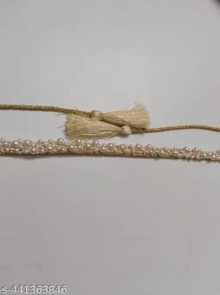 KAMARBAND - Offwhite pearl colour beaded for the stylish Modern Woman - Stylish and Fashionable