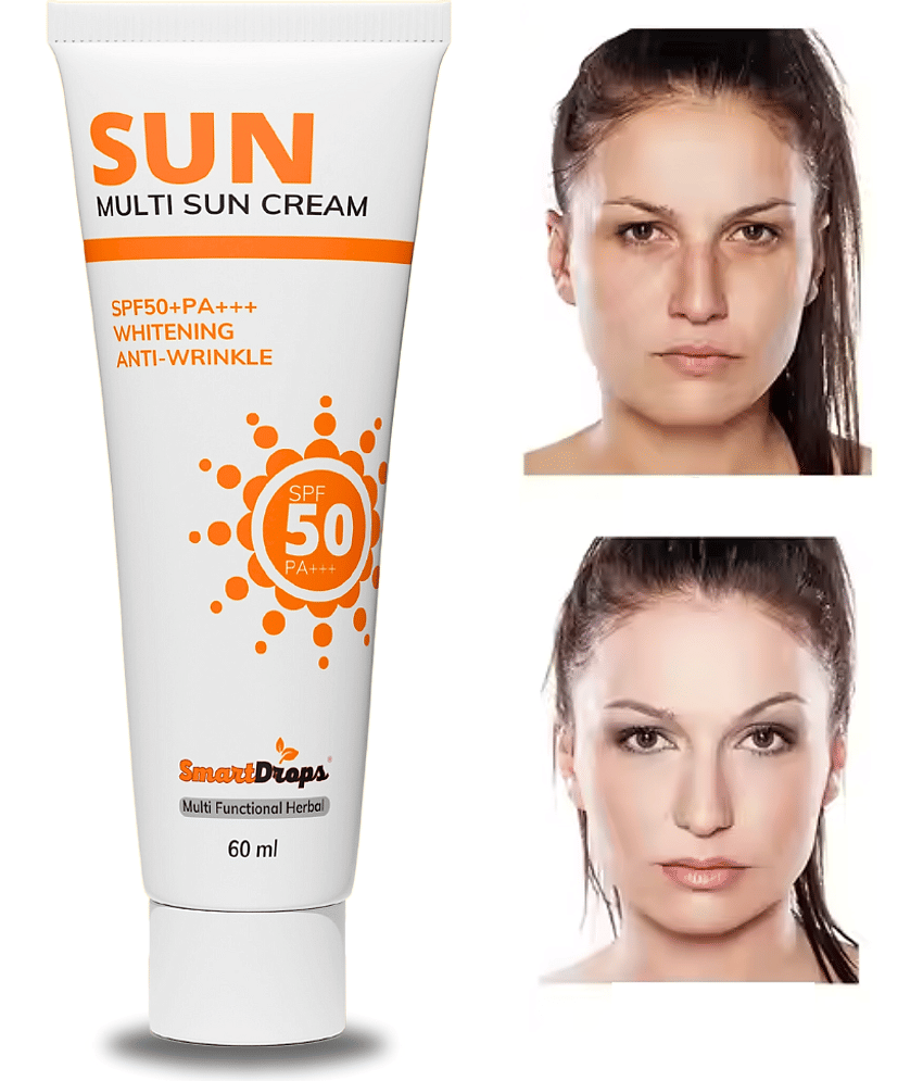 Smartdrops SPF 50 Sunscreen Cream For All Skin Type ( Pack of 1 )