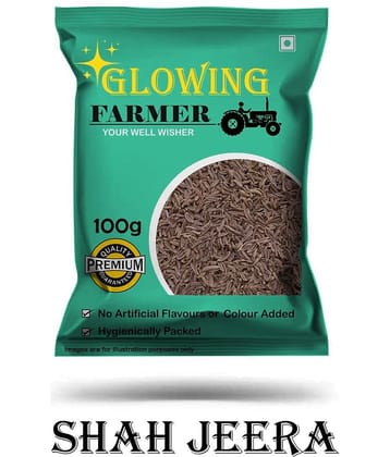 GLOWING FARMER Shah jeera | Black Cumin Seeds | Shahi jeera 100 gm