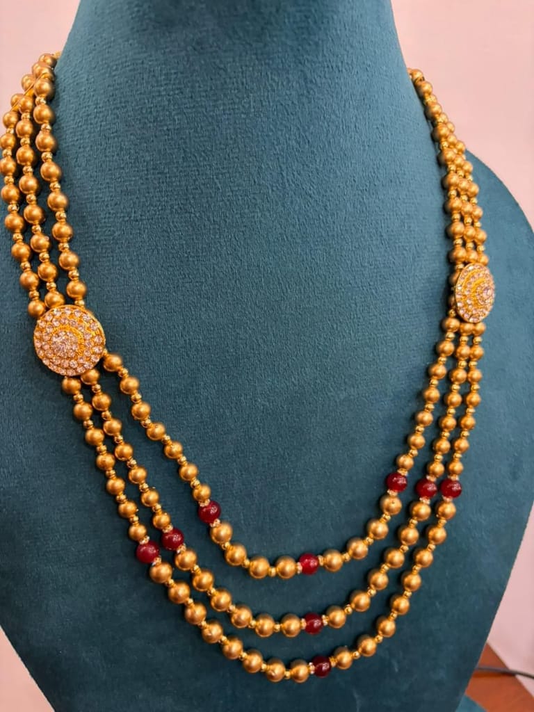 shaadi party wear dulha mala with double side brooches