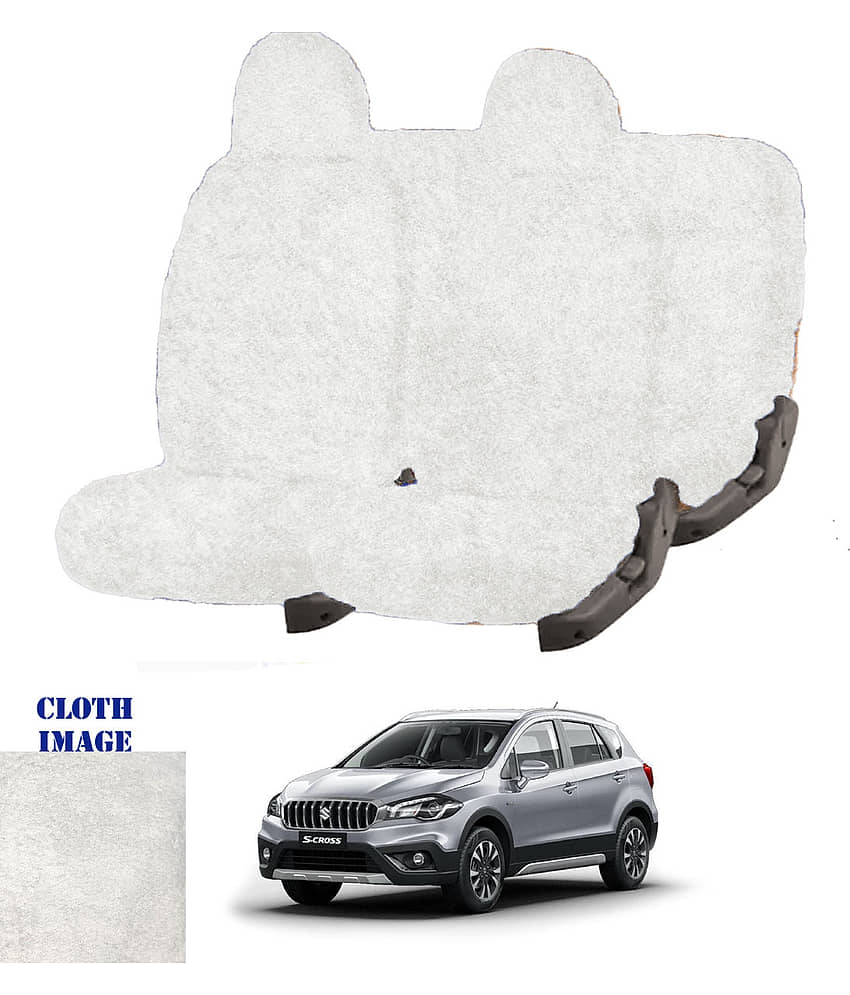 Maruti S-Cross White 5 Seater Car Seat Cover