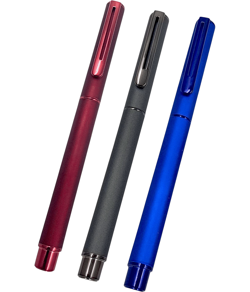 Auteur Blue Roller Ball Pen ( Pack of 3 )