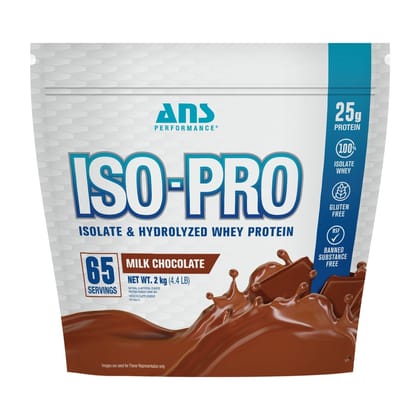 ANS Performance ISO-PRO Isolate & Hydrolyzed Whey Protein-2 kg / Milk Chocolate