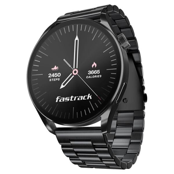 Fastrack Dezire FX1 Smart Watch with 1.38" Inch Ultra VU HD Display Bluetooth Calling , IP68 Water Resistant- Black