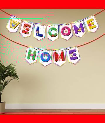 Zyozi Baby Boy Or Girl Welcome Home Decoration Kit Banner for Baby Shower/Welcome Party (Pack of 1)