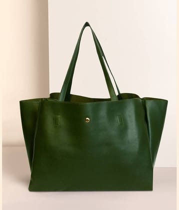 Fargo Green PU Shoulder Bag
