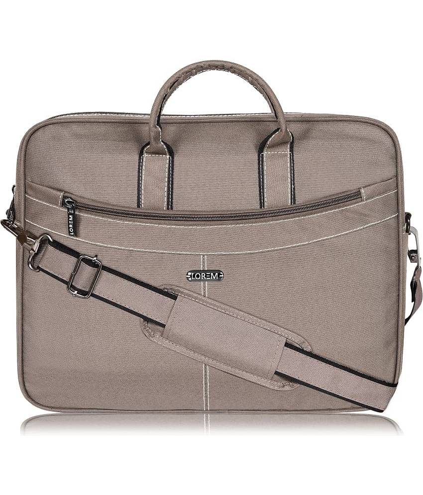 Lorem Grey Faux Leather Folio