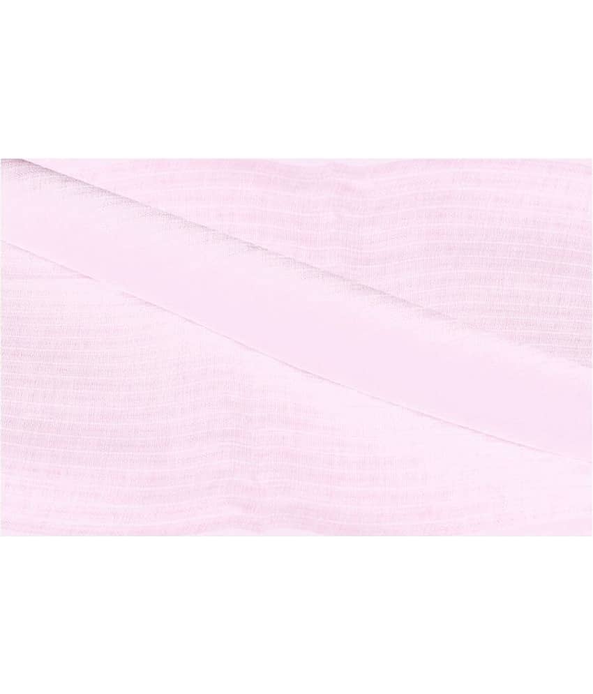 Makhanchor Pink 100 Percent Cotton Unstitched Shirt pc Single