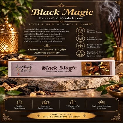 Black Magic Handcrafted Masala Incense Agarbatti
